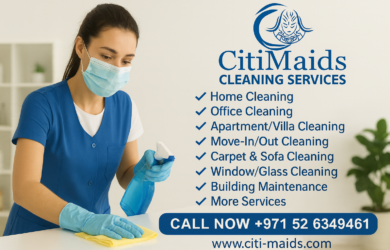 Same-Day Cleaning Services in Abu Dhabi | Call Citi Maids Today