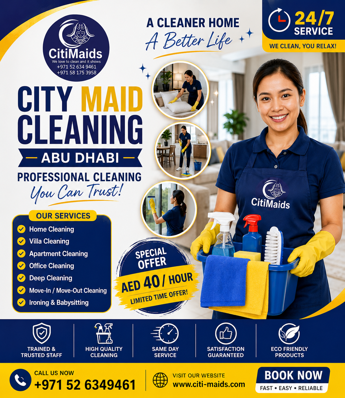 Why Citi Maids Is One of the Best Cleaning Companies in Abu Dhabi