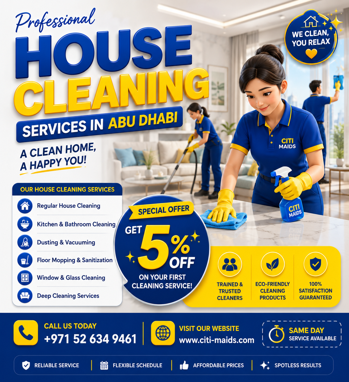 Top Benefits of Regular House Cleaning Services in Abu Dhabi Top Benefits of Regular House Cleaning Services in Abu Dhabi